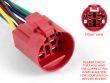 10x 25/28mm (22mm hole) SmartSwitch Angel Eye / Devil Eye Switch Connector Fly Lead 50cm - 2NO2NC
