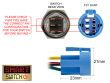 Fly Lead Connector for SmartSwitch Angel Eye SPST Switches (19mm)
