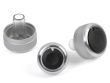 SILVER Aluminium Air-Con Knob Set for VW Golf 5 etc - SILVER
