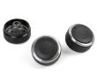 BLACK Aluminium Air-Con Knob Set for Mazda 3  MK1 2003-2009