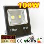 Flat Cool White LED Flood Light - 100W