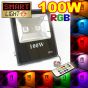 Flat RGB LED Flood Light with Remote - 100W
