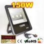 Flat Cool White LED Flood Light + PIR - 150W