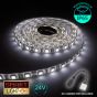 24V/10m SMD 5050 IP65 Waterproof Strip 600 LED - WARM WHITE