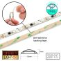 5M/300 LED WS2811/5050 RGB Addressable LED Strip 12V/IP65/White PCB (Strip Only)