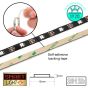 5M/150 LED WS2812B/5050 RGB Addressable LED Strip 5V/IP20/Black PCB (Strip Only)