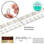 12V/5M SMD 2835 IP20 Non-Waterproof Double Row 16mm Strip 1200 LED (240LED/M) - GREEN