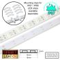 12V/5M SMD 2835 IP67 Sealed Waterproof Double Row 18mm Strip 1200 LED (240LED/M) - BLUE