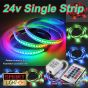 5050 1-20M LED Flexible 24V Strip - RGBW (STRIP ONLY)