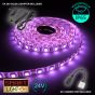 24V/1M SMD 5050 IP65 Waterproof Strip 60 LED - PINK