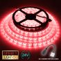 24V/1M SMD 5050 IP20 Non-Waterproof Strip 60 LED - RED