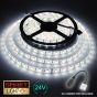 24V/5m SMD 5050 IP20 Non-Waterproof Strip 300 LED - WARM WHITE