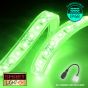 12V/1m SMD 2835 IP68 Submersible Strip 60 LED - GREEN