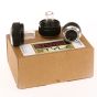 BLACK Aluminium Air-Con Knob Set for VW Golf 5 etc