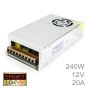 240W (12V/20A) Commercial Power Supply for LED Strips