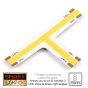 24V T-Shape COOL WHITE (6500k) Junction COB LED Strip Connector (8mm)