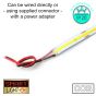 24V/5M COOL WHITE COB Continuous LED Strip Tape IP20/1400 LED (Strip Only)