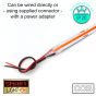 12V/5M RED COB Continuous LED Strip Tape IP20/1500 LED (Strip Only)