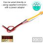 24V Yellow Economy COB LED Strip (280 LED/m)