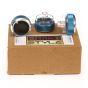 LIGHT BLUE Aluminium Air-Con Knob Set for Ford Focus