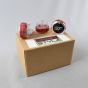 RED (WITH LOGO) Aluminium Air-Con Knob Set for Ford Focus (ST STYLE)