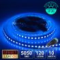 12V/5M SMD 5050 IP20 Non-Waterproof LED Strip 600 LED (120LED/M) - BLUE