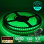 12V/5M SMD 5050 IP65 Waterproof Strip 600 LED (120LED/M) - GREEN