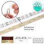 12V/5M SMD 5050 IP20 Non-Waterproof Double Row 16mm Strip 600 LED (120LED/M) - WARM WHITE