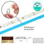 12V/5M S-Shape SMD 2835 IP65 Waterproof Strip 300 LED - YELLOW