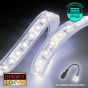12V/5m SMD 2835 IP68 Submersible Strip 300 LED - WARM WHITE