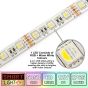 12V/5M SMD 5050 IP65 Waterproof Strip 300 LED - 4-in-1 RGBWW