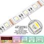 24V/5M SMD 5050 IP20 Non-Waterproof Strip 300 LED - 4-in-1 RGBWW