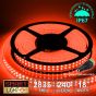12V/5M SMD 2835 IP67 Sealed Waterproof Double Row 18mm Strip 1200 LED (240LED/M) - RED
