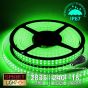 12V/5M SMD 2835 IP67 Sealed Waterproof Double Row 18mm Strip 1200 LED (240LED/M) - GREEN