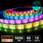 24V/10m SMD 5050 IP65 Waterproof Strip 600 LED - RGB