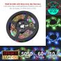 60 LED/M 5V/USB SMD 5050 RGB LED Strip IP20 (Black PCB)