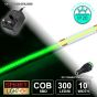 12V/5M GREEN COB Continuous LED Strip Tape IP20/1500 LED with 12V AC Adaptor