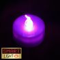 PURPLE Flameless Flickering LED Tealights