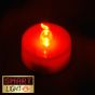 RED Flameless Flickering LED Tea Lights