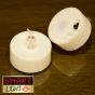 WHITE Flameless Flickering LED Tea Lights