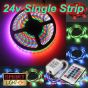 5050 1-20M LED Flexible 24V Strip - RGB IP20