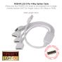 4 Way Splitter Cable for RGB+W LED Strips