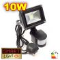 L859 -- SmartLight Cool White LED Flood Light with PIR UK PLUG - 10W