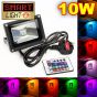 L874 -- SmartLight RGB LED Flood Light with Remote UK PLUG - 10W