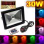 L874 -- SmartLight RGB LED Flood Light with Remote UK PLUG - 30W