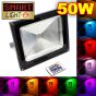 L874 -- SmartLight RGB LED Flood Light with Remote - UK PLUG 50W