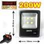 Flat RGB LED Flood Light with Remote - 200W