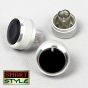 Audi A3 MK2 8P FACELIFT Aluminium SILVER Heater/AC Knobs Dials Button