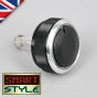 BLACK Aluminium Air-Con Knob Set for Golf MK4 etc - BLACK