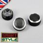 BLACK Aluminium Air-Con Knob Set for POLO MK4/MK5
